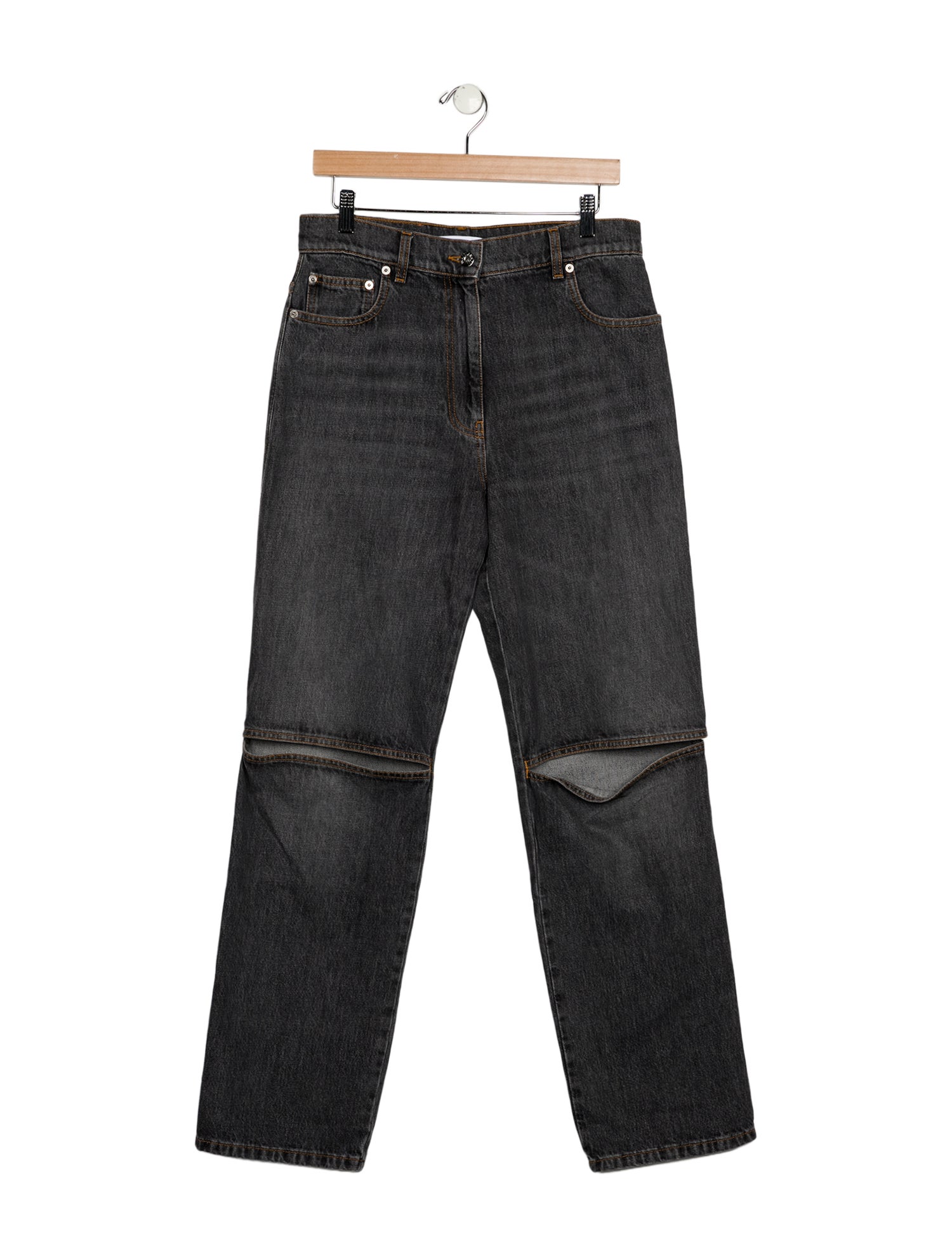 J.W. Anderson High-Rise Straight Leg Jeans