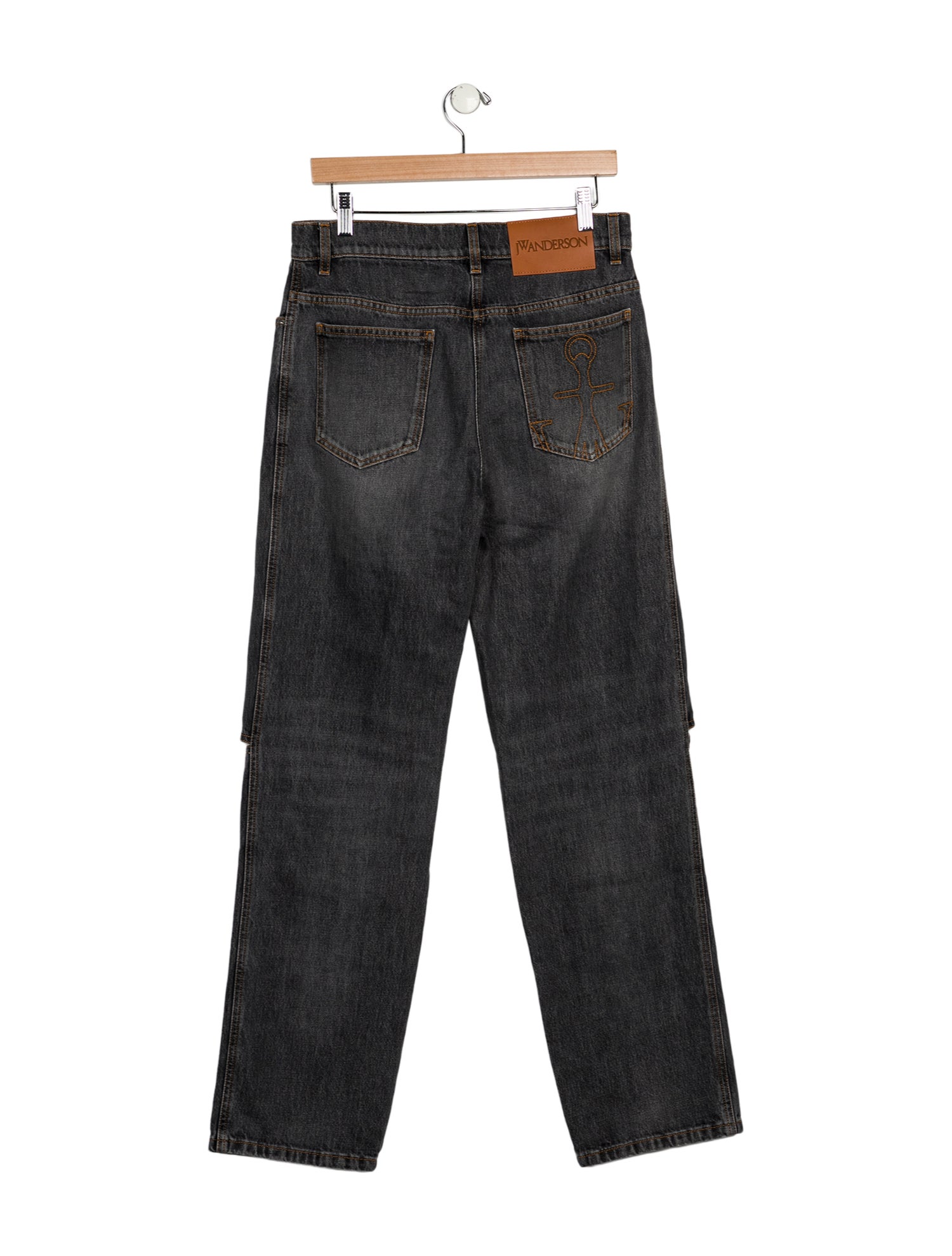 J.W. Anderson High-Rise Straight Leg Jeans