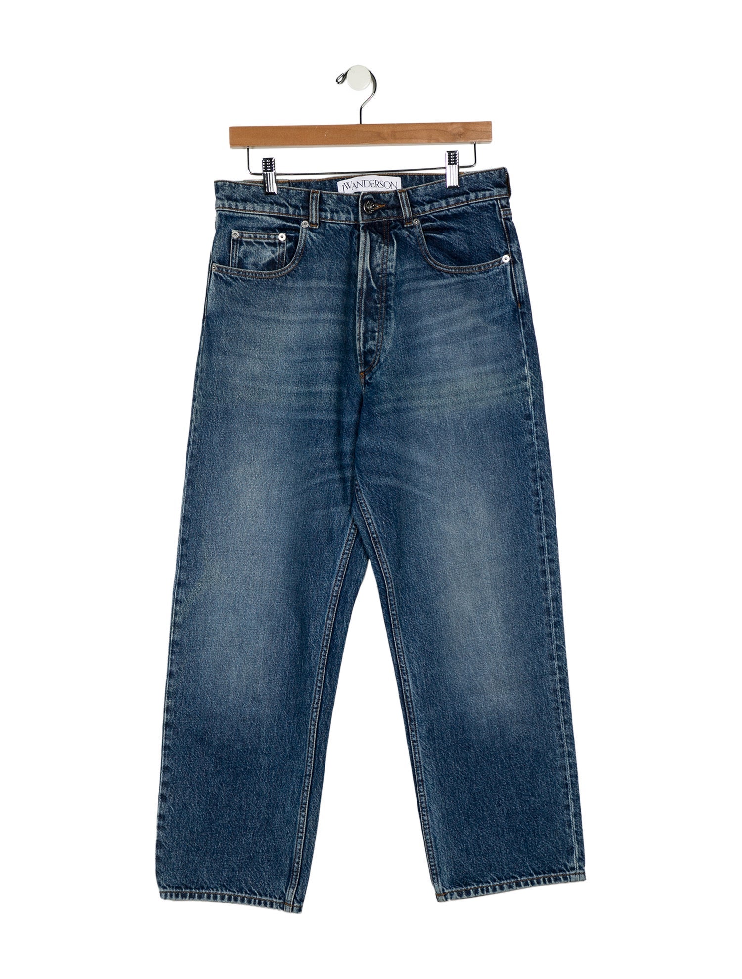 J.W. Anderson High-Rise Wide Leg Jeans