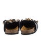 J.W. Anderson Leather Chain-Link Accents Slippers