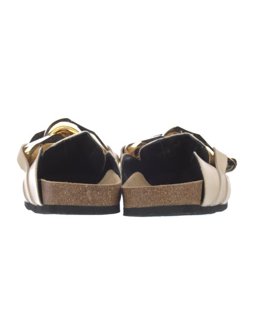 J.W. Anderson Leather Chain-Link Accents Mules