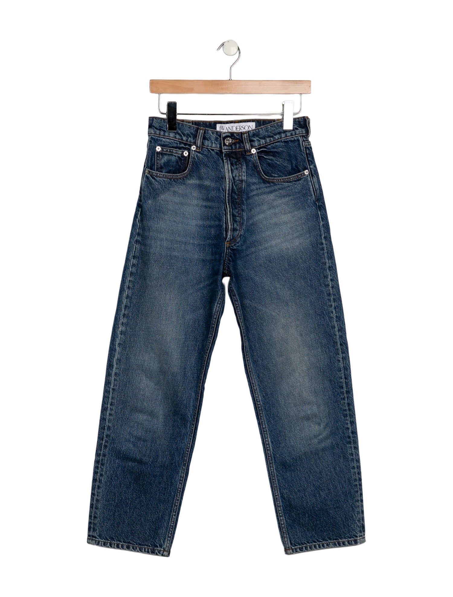 J.W. Anderson High-Rise Straight Leg Jeans