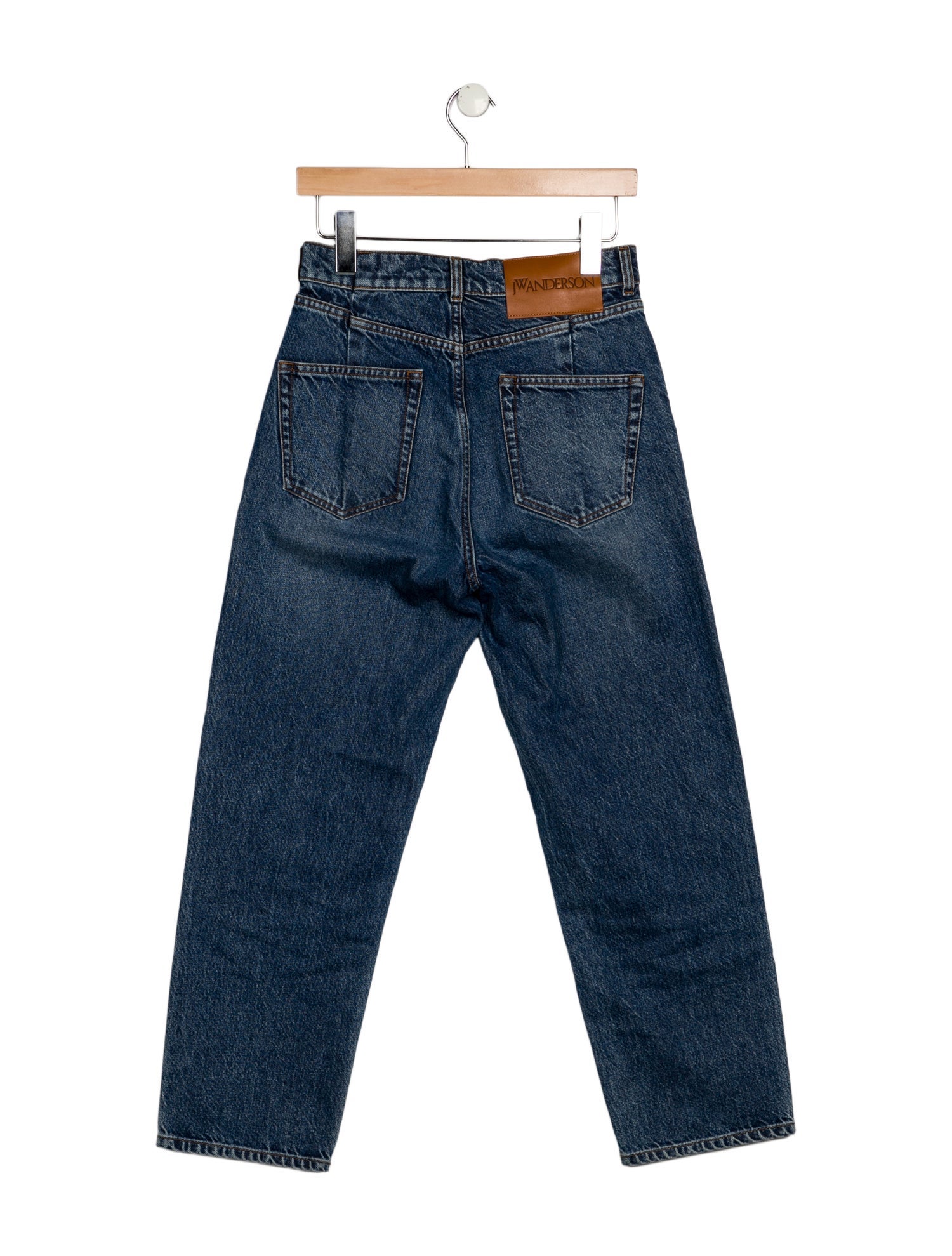 J.W. Anderson High-Rise Straight Leg Jeans