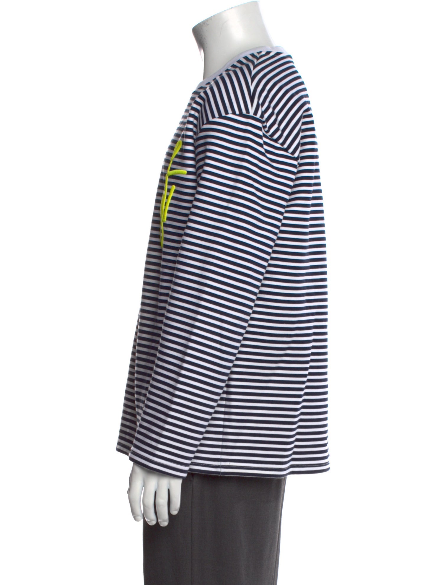 J.W. Anderson Striped Crew Neck Sweatshirt