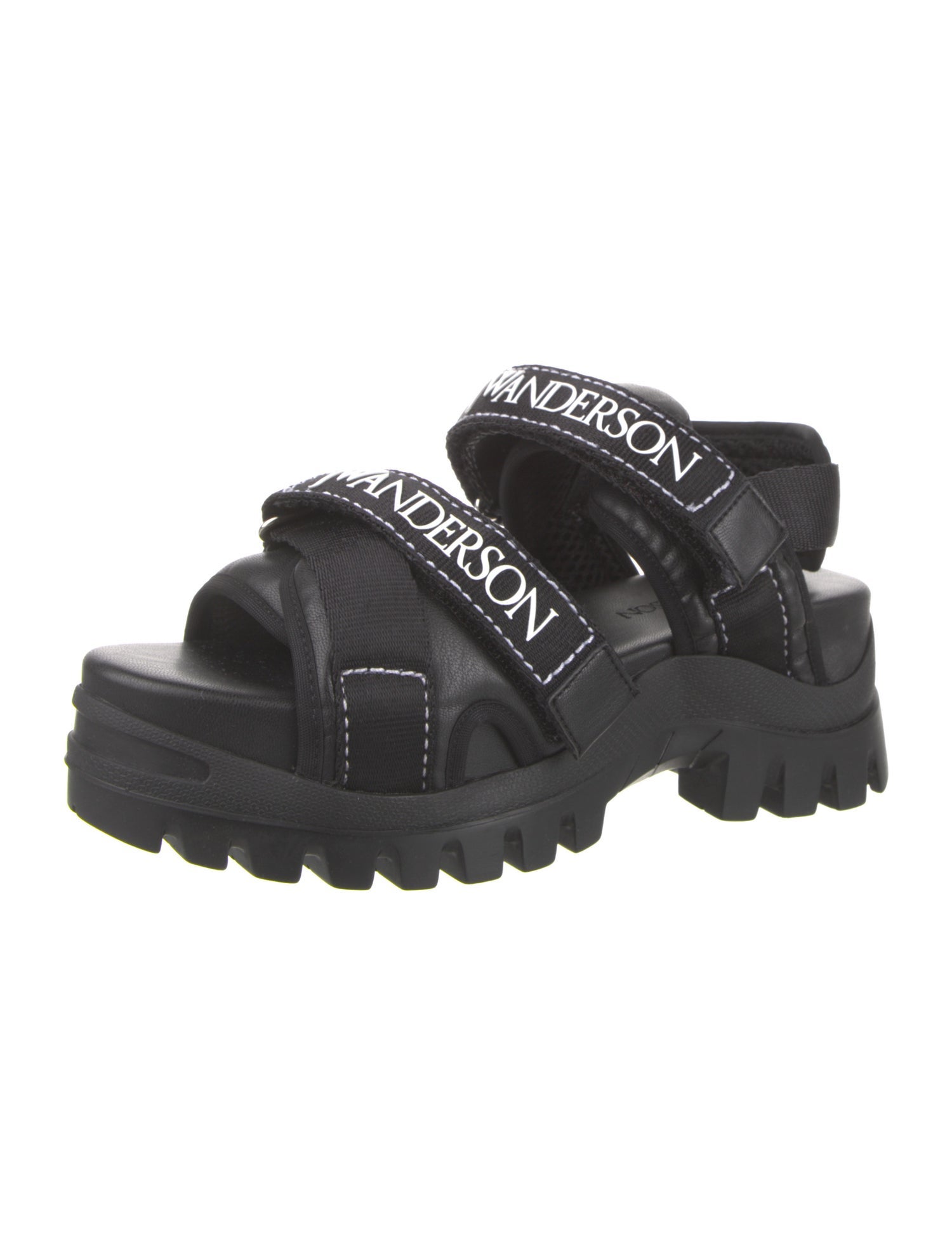 J.W. Anderson Leather Printed Sandals