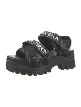 J.W. Anderson Leather Printed Sandals