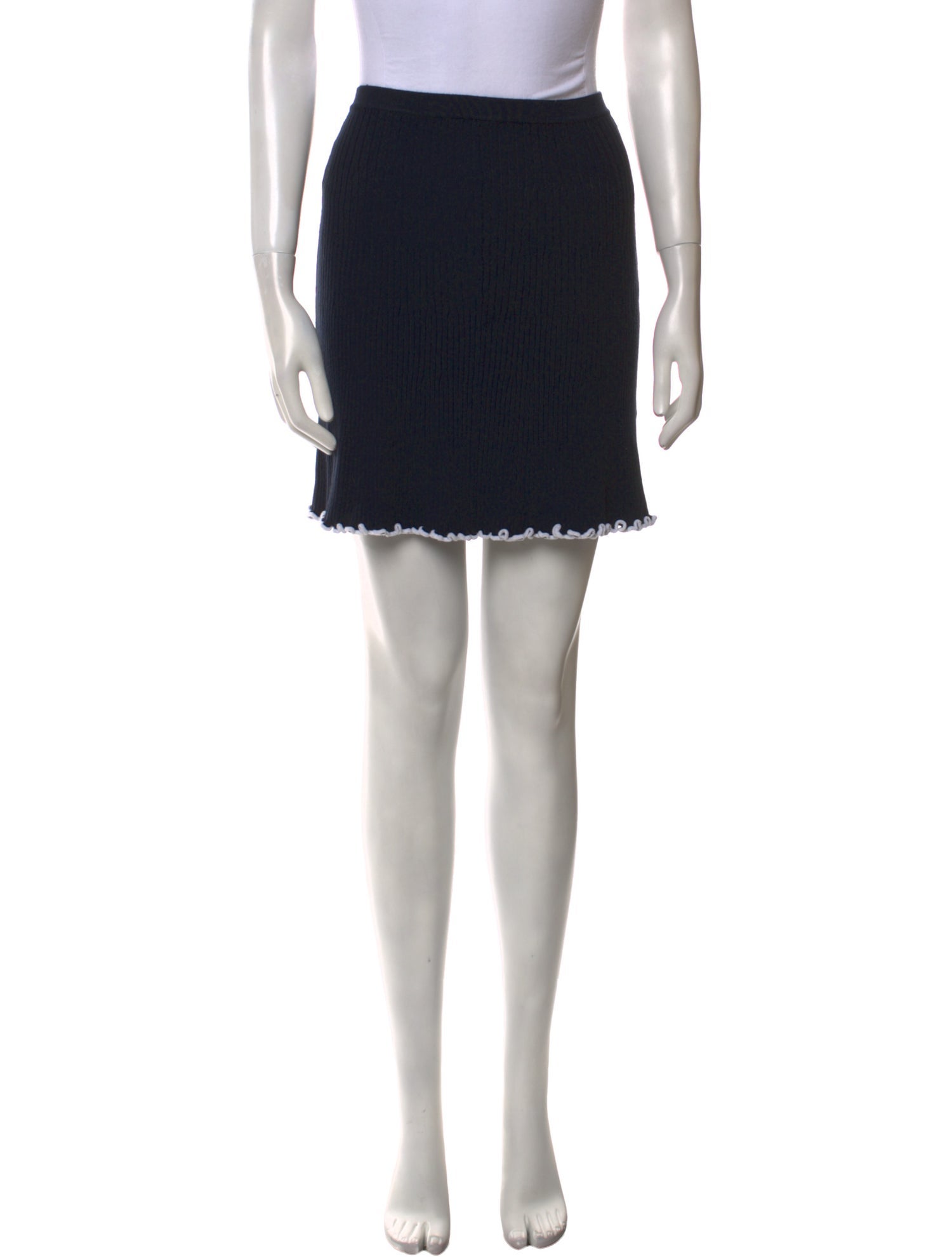 J.W. Anderson Scalloped Accent Mini Skirt