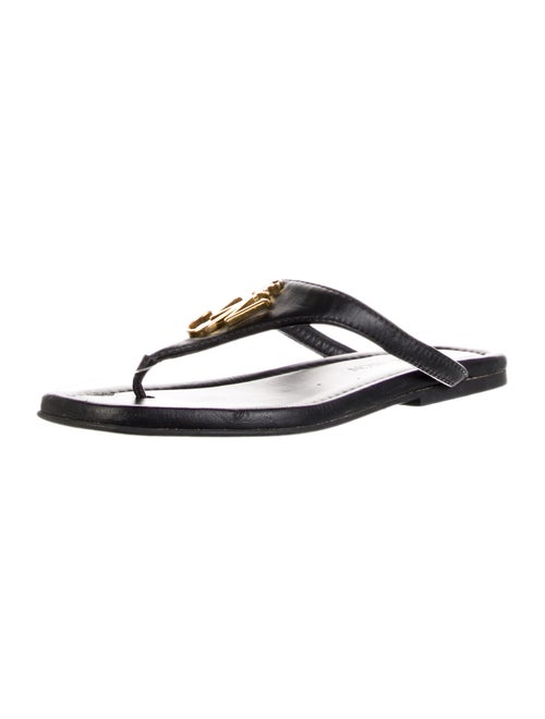 J.W. Anderson Leather Flip Flops
