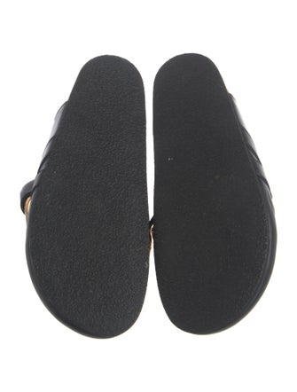 J.W. Anderson Leather Chain-Link Accents Mules