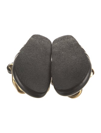 J.W. Anderson Leather Chain-Link Accents Slides