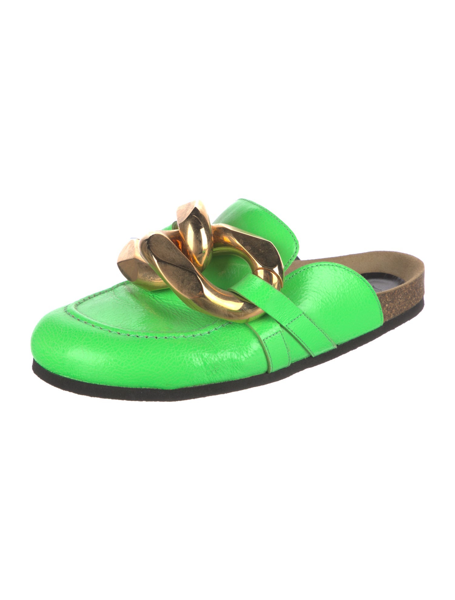 J.W. Anderson Leather Colorblock Pattern Mules