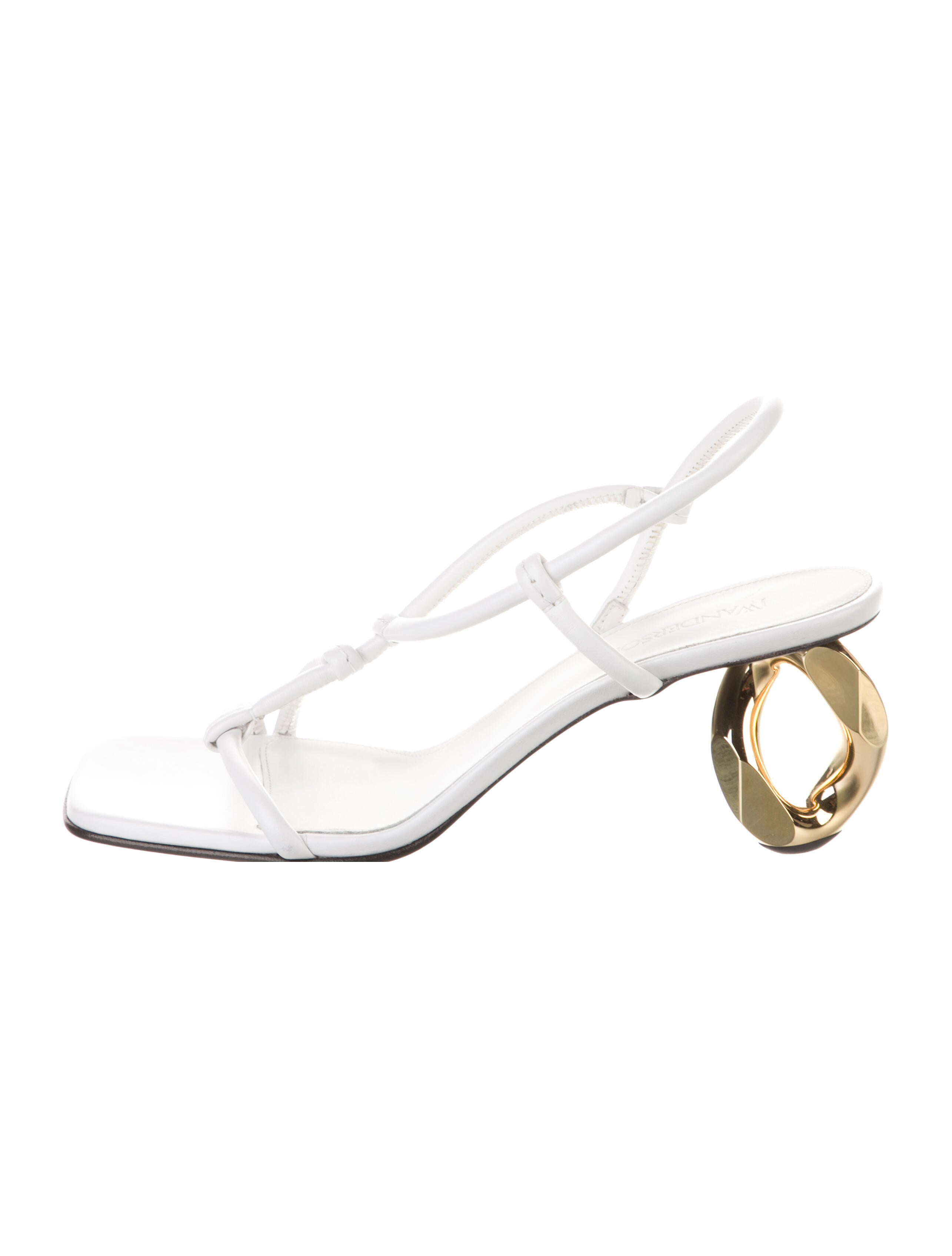J.W. Anderson Leather Slingback Sandals
