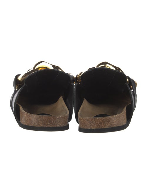 J.W. Anderson Leather Chain-Link Accents Slides