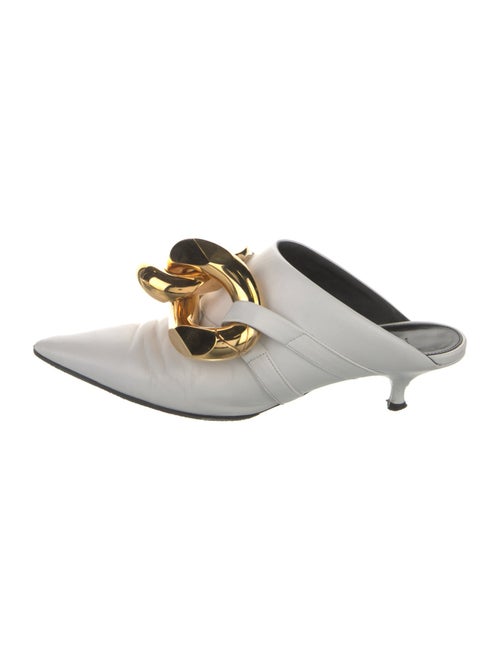 J.W. Anderson Leather Floral Print Mules