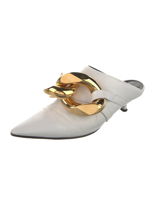 J.W. Anderson Leather Floral Print Mules