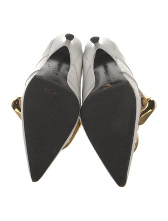 J.W. Anderson Leather Floral Print Mules