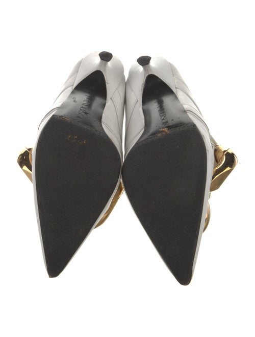 J.W. Anderson Leather Floral Print Mules