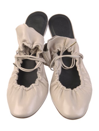 J.W. Anderson Leather Colorblock Pattern Slingback Pumps