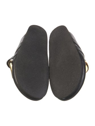 J.W. Anderson Leather Chain-Link Accents Slides