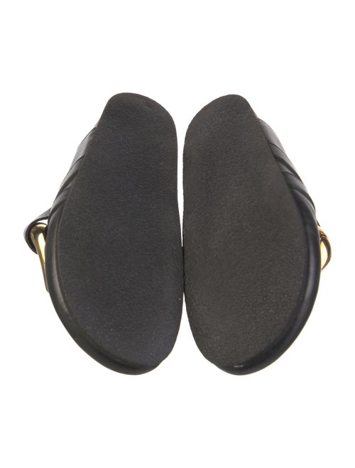 J.W. Anderson Leather Chain-Link Accents Slides