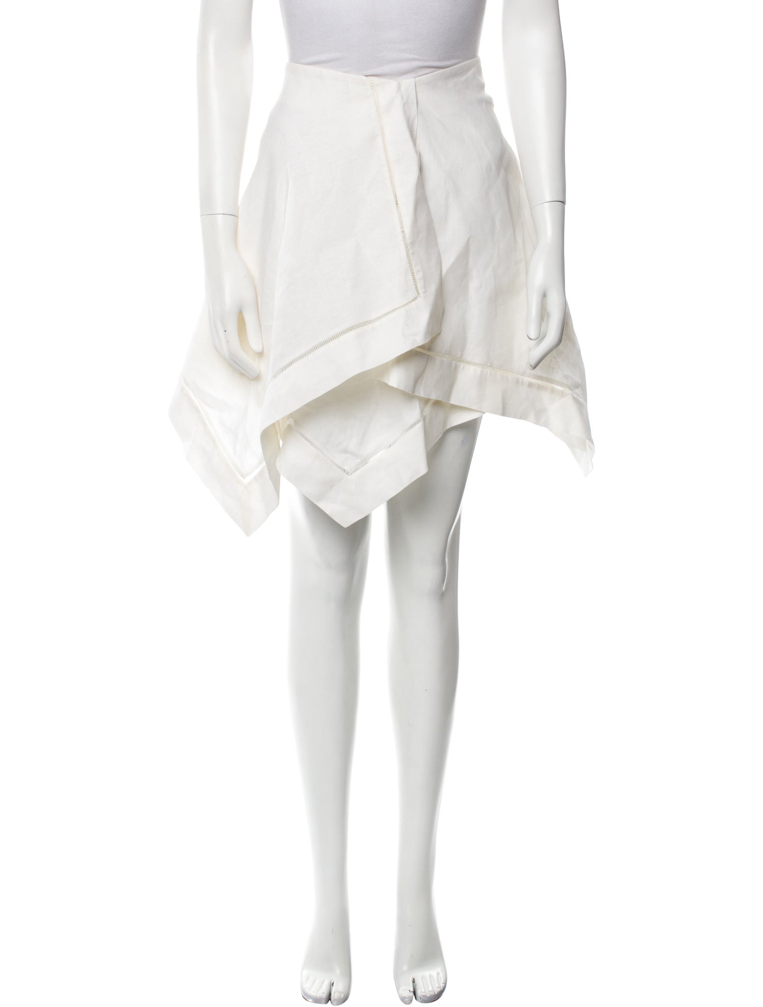 J.W. Anderson Eyelet Trim Knee-Length Skirt