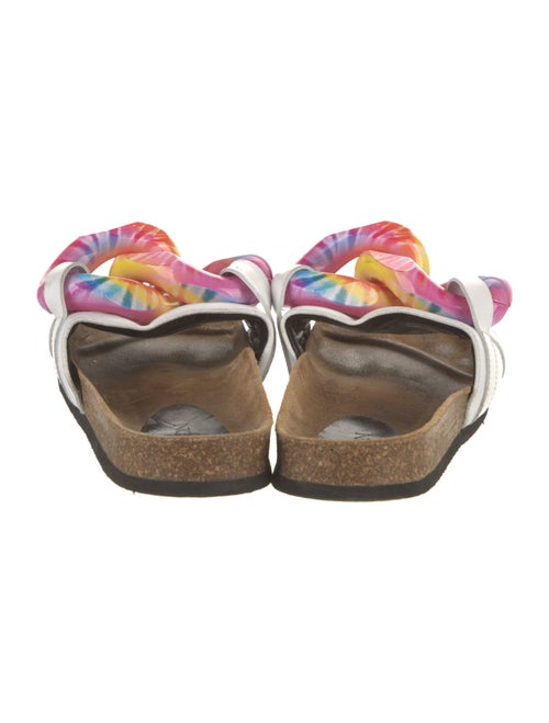 J.W. Anderson Leather Chain-Link Accents Slides