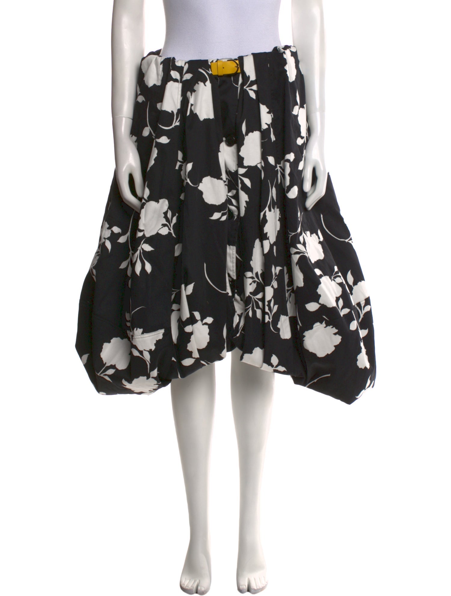 J.W. Anderson Floral Print Knee-Length Skirt