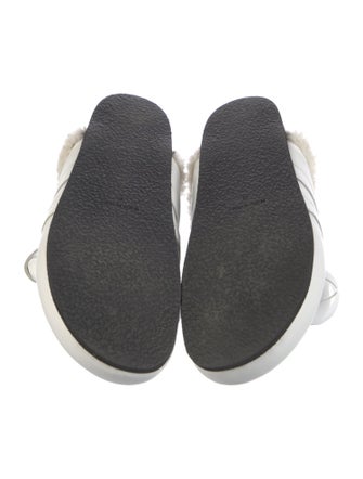 J.W. Anderson Leather Chain-Link Accents Slides