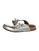 J.W. Anderson Leather Chain-Link Accents Mules