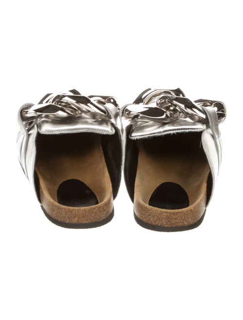 J.W. Anderson Leather Chain-Link Accents Mules