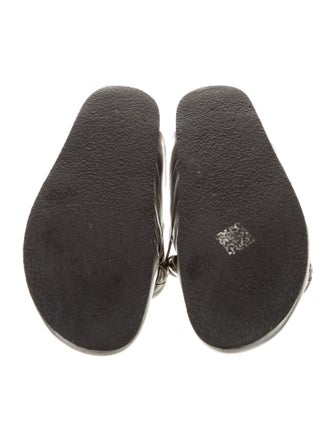 J.W. Anderson Leather Chain-Link Accents Mules