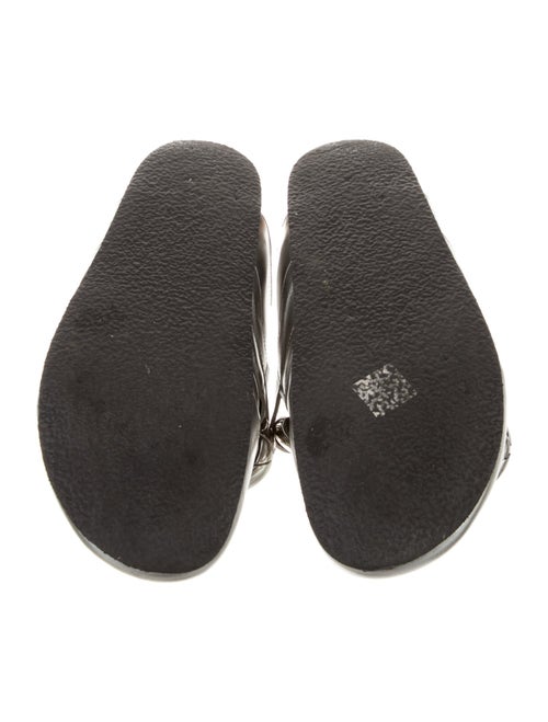 J.W. Anderson Leather Chain-Link Accents Mules