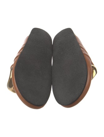 J.W. Anderson Leather Chain-Link Accents Mules