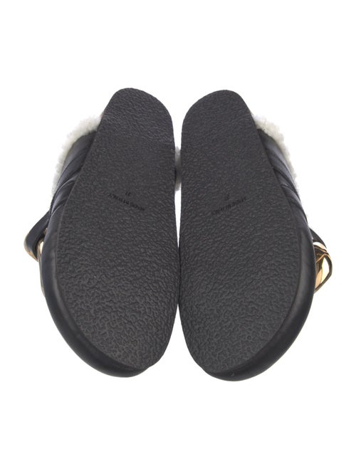 J.W. Anderson Leather Chain-Link Accents Mules