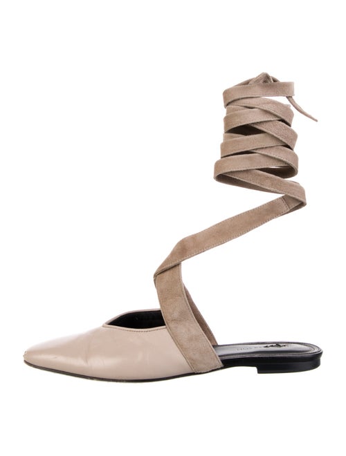J.W. Anderson Leather Slingback Flats