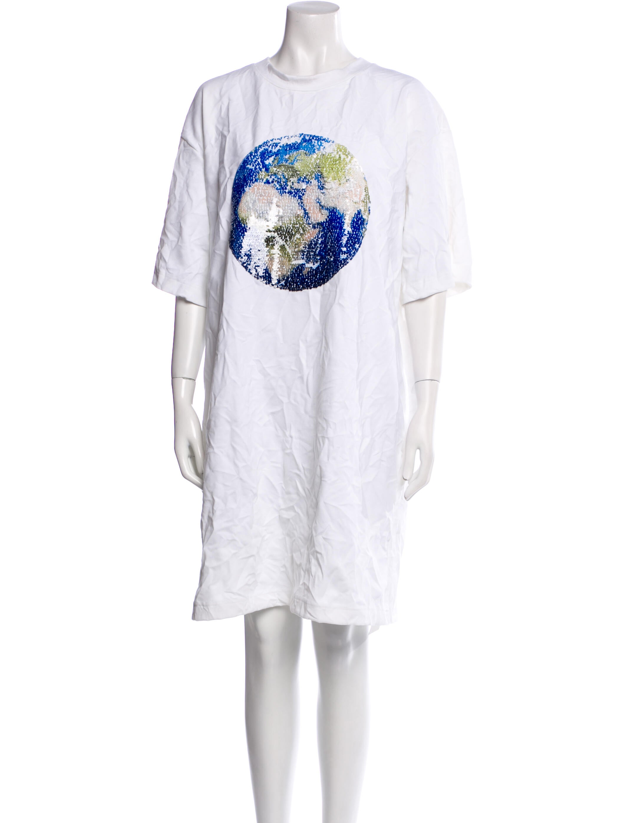 J.W. Anderson Graphic Print Mini Dress