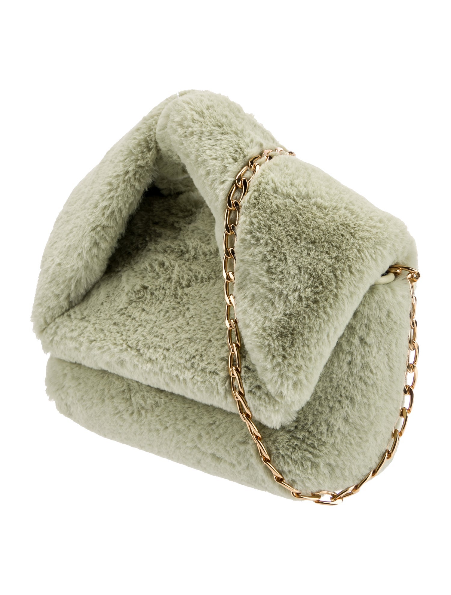 J.W. Anderson Faux Fur Top Handle Bag w/ Tags