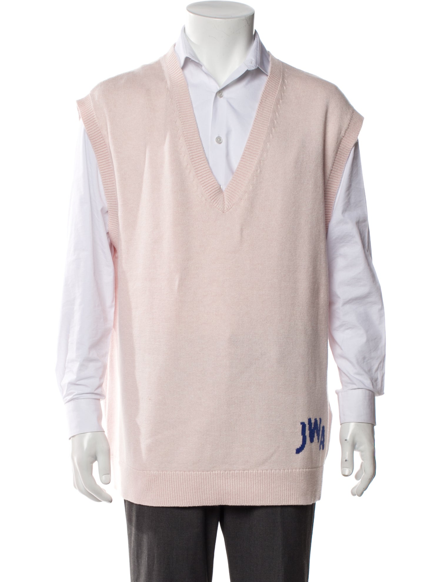 J.W. Anderson V-Neck Short Sleeve Sweater Vest w/ Tags