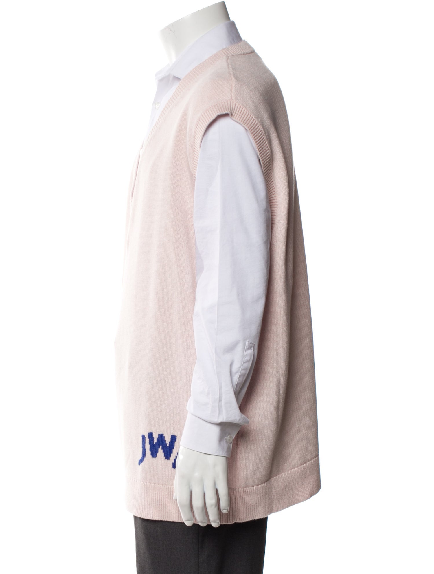 J.W. Anderson V-Neck Short Sleeve Sweater Vest w/ Tags