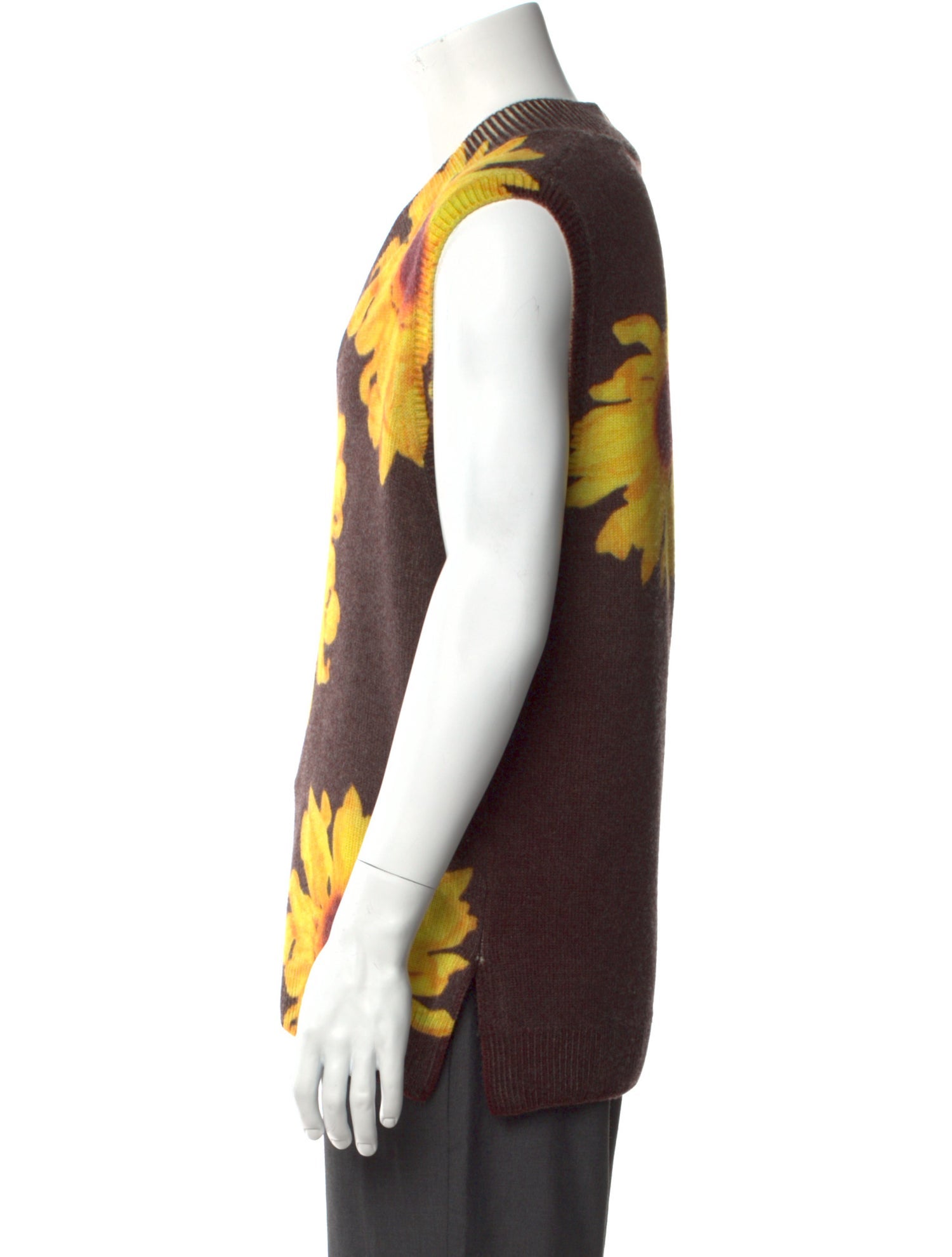 J.W. Anderson Lambswool Floral Print Sweater Vest w/ Tags