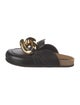 J.W. Anderson Leather Chain-Link Accents Mules