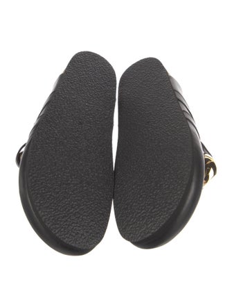 J.W. Anderson Leather Chain-Link Accents Mules