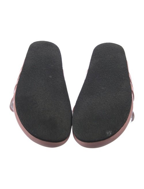 J.W. Anderson Patent Leather Chain-Link Accents Mules