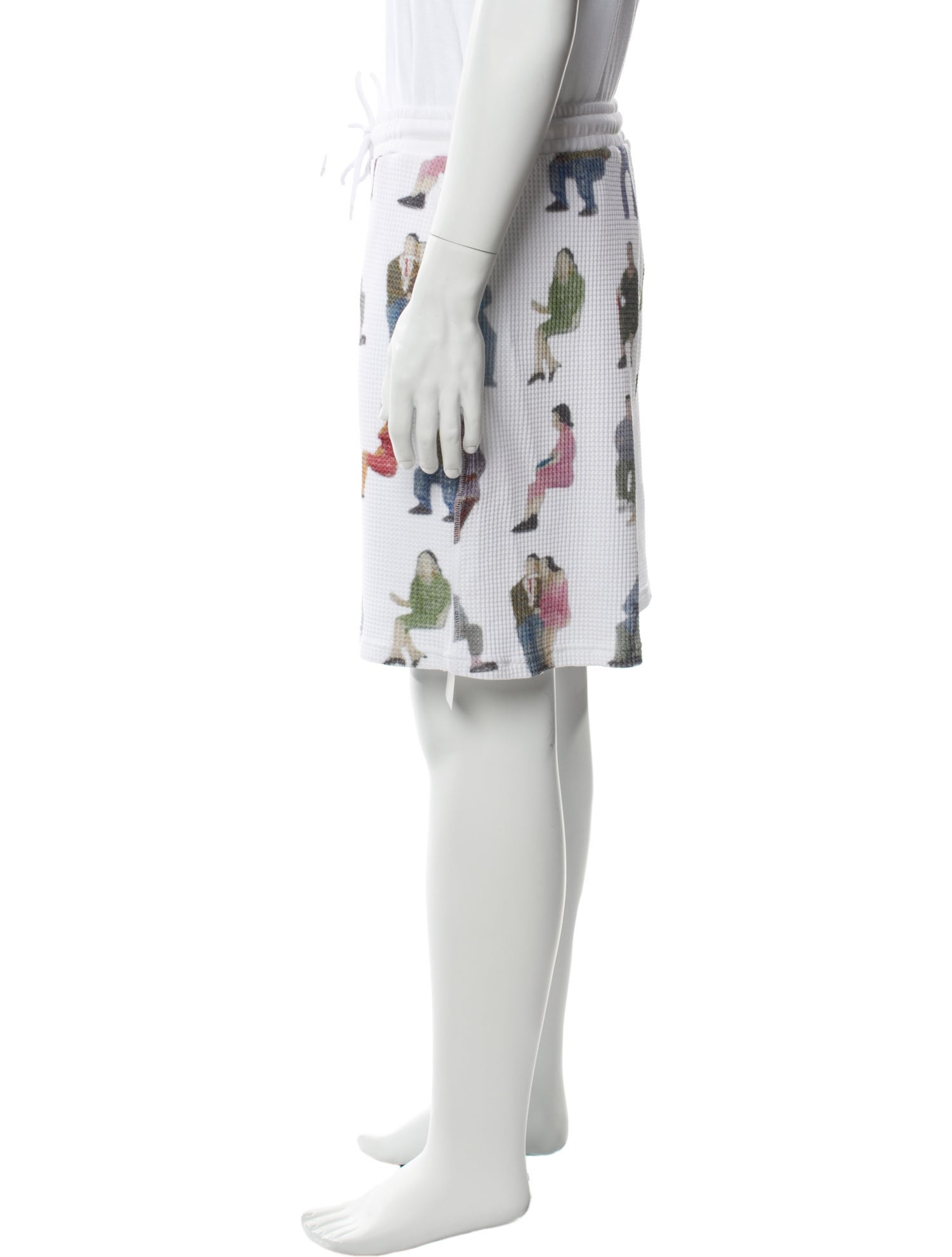 J.W. Anderson Printed Flat Front Shorts w/ Tags