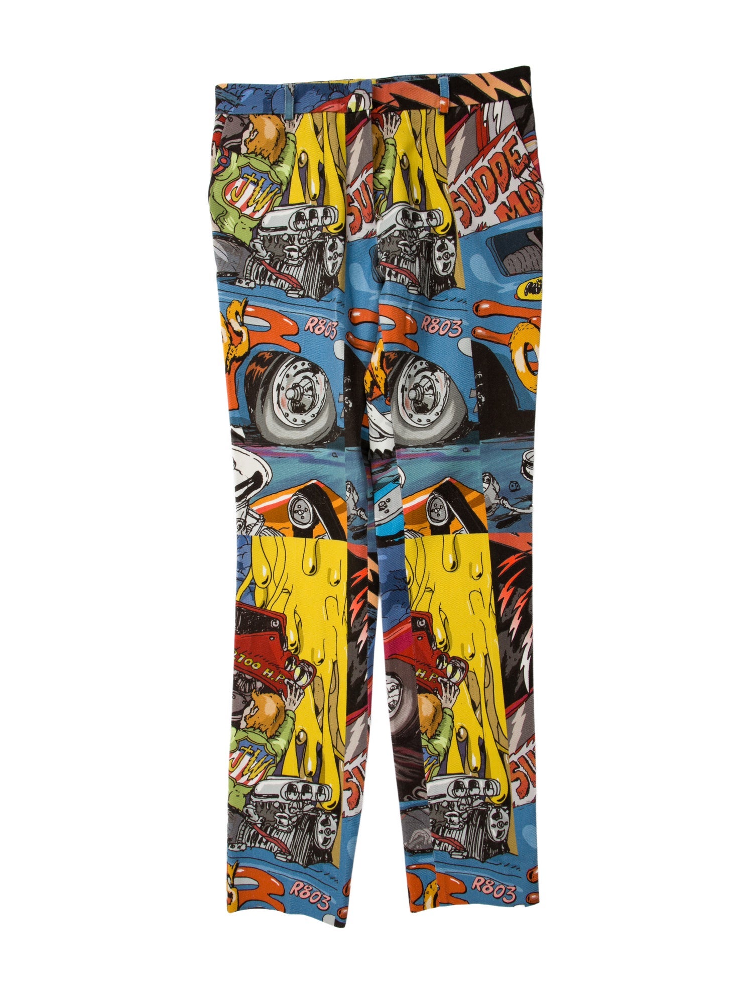 J.W. Anderson Printed Straight Leg Pants