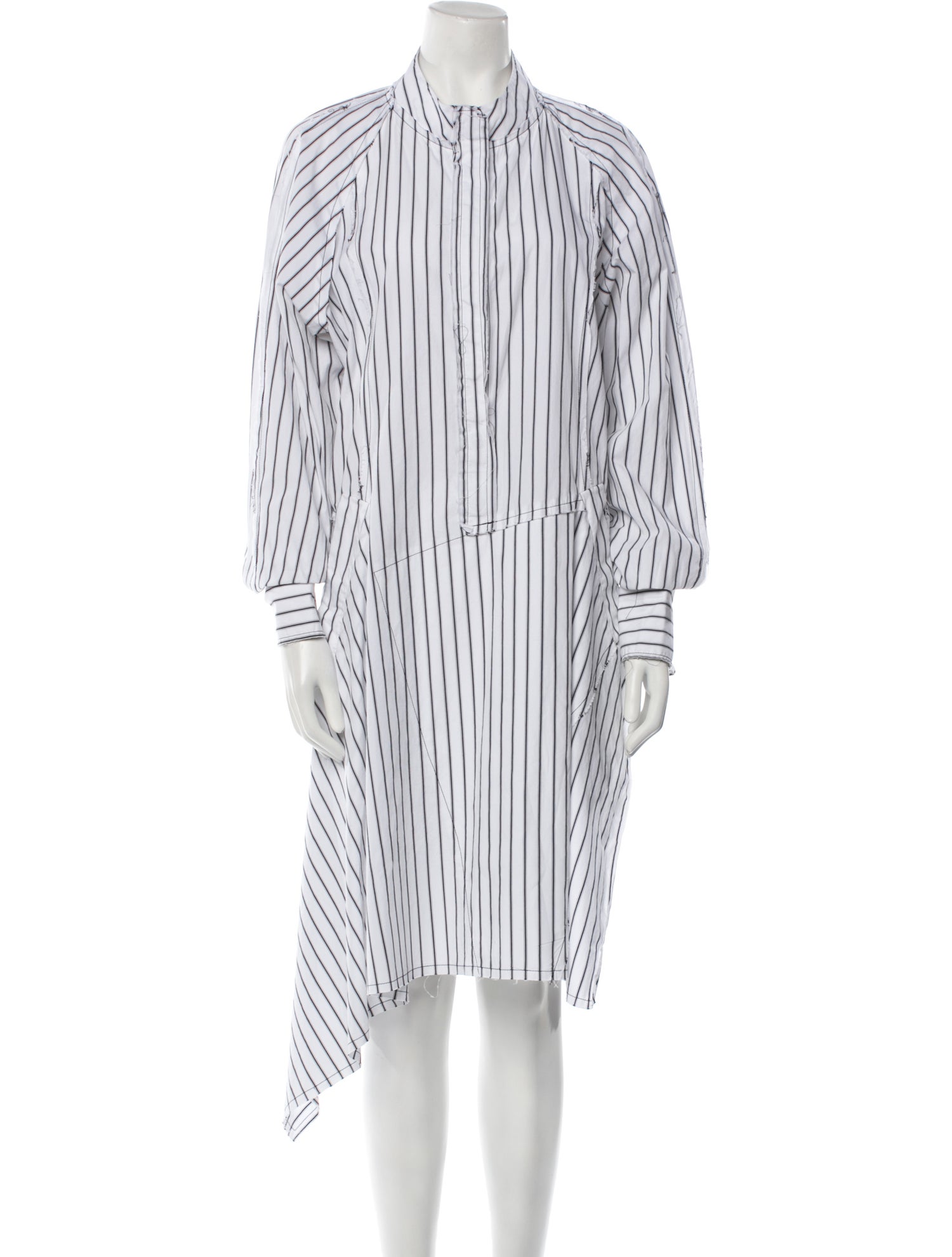 J.W. Anderson Striped Knee-Length Dress