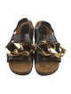 J.W. Anderson Leather Chain-Link Accents Sandals