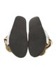 J.W. Anderson Leather Chain-Link Accents Slides