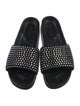 J.W. Anderson Suede Crystal Embellishments Slides