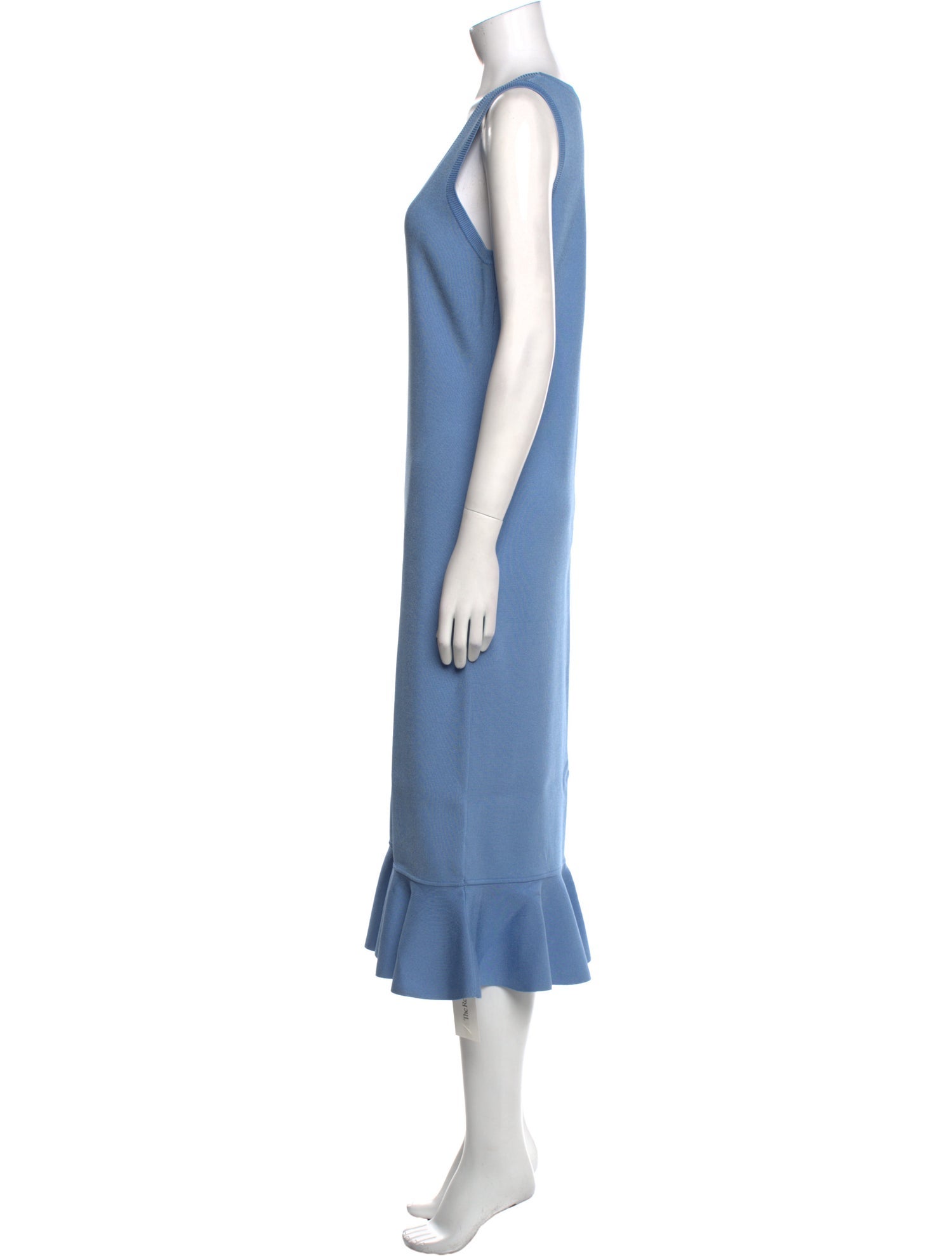 J.W. Anderson Scoop Neck Midi Length Dress